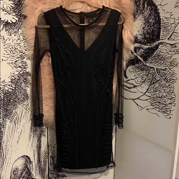 H&M Dresses & Skirts - Black beaded dress